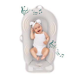 Foto 1 | Foto 1 | Cojín Calmante Para Bebés Homedics 3 En 1, Relajante, Gris, Recargable - Venta Internacional.