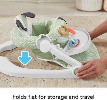 Foto 4 | Foto 4 | Silla Portátil Para Bebés Fisher-price Sit-me-up Con Bandeja Para Aperitivos - Venta Internacional.
