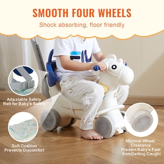 Foto 5 | Foto 5 | Rocking Horse Vevor 4 En 1 Para Niños Pequeños De 1 A 3 Años Con Sonido - Venta Internacional.