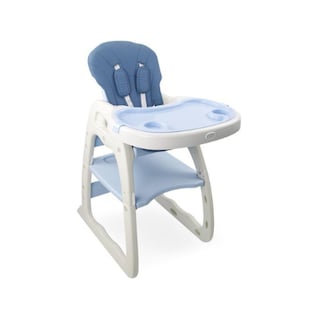 Foto 2 | Foto 2 | Silla Alta Periquera Azul Convertible A Escritorio (mesa Y Silla) Infantil Peke Baby