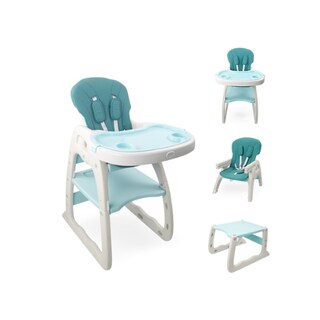 Foto 1 | Foto 1 | Silla Alta Periquera Verde Convertible A Escritorio (mesa Y Silla) Infantil Peke Baby