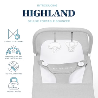 Foto 2 | Foto 2 | Baby Bouncer Baby Delight Highland Para Bebés De 0 A 6 Meses, Color Gris - Venta Internacional.