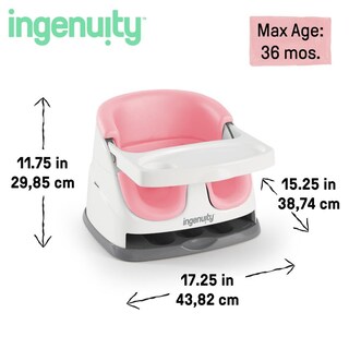 Foto 6 | Foto 6 | Asiento De Suelo Con Alimentación Elevadora Y Asiento De Suelo Ingenuity Baby Base 2 En 1 - Venta Internacional.
