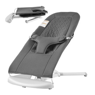 Foto 1 | Foto 1 | Asiento Plegable Baby Bouncer Vevor Para Bebés De 0 A 9 Meses, Color Gris - Venta Internacional.