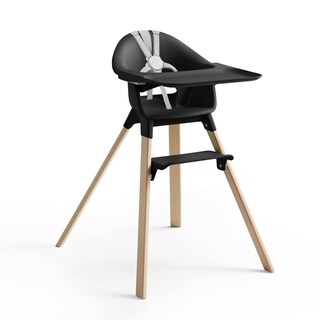 Foto 1 | Foto 1 | Trona Stokke Clikk Negra Natural Con Bandeja Para 6 A 36 Meses - Venta Internacional.