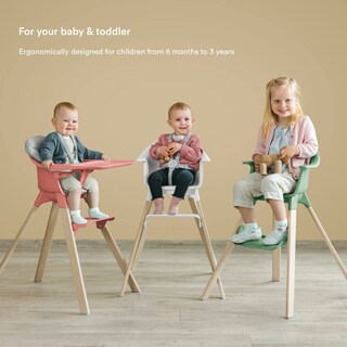 Foto 4 | Foto 4 | Trona Stokke Clikk Negra Natural Con Bandeja Para 6 A 36 Meses - Venta Internacional.