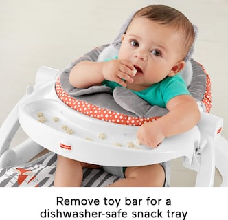 Foto 4 | Foto 4 | Silla Portátil Para Bebés Fisher-price Sit-me-up Con Bandeja Para Aperitivos - Venta Internacional.