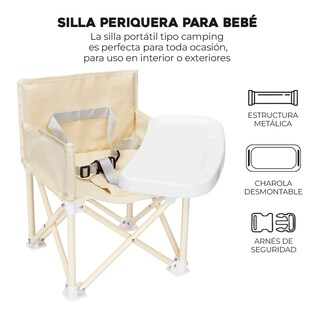 Foto 2 | Foto 2 | Periquera Para Bebe Portatil Plegable Eo Safe Imports Esi-21228 Beige