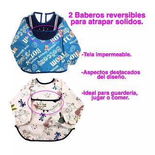 Foto 6 | Foto 6 | Baberos Ecobaby Original 3 Piezas para Bebé Niño