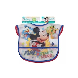 Foto 1 | Foto 1 | Babero Impermeable Sin Mangas Disney Mickey Mouse 2 PZAS