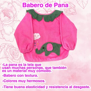 Foto 6 | Foto 6 | Set De 3 Batas Para Bebés Ecobaby Original Tela Impermeable Reutilizable