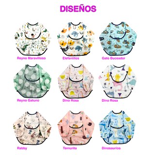 Foto 8 | Foto 8 | Set De 3 Batas Para Bebés Ecobaby Original Tela Impermeable Reutilizable