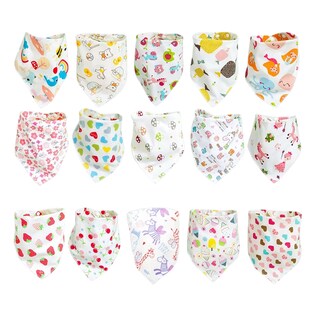 Foto 1 | Foto 1 | Baberos Bandana Absorbentes y Suaves 15 piezas para Bebés