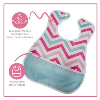 Foto 2 | Foto 2 | Babero Impermeable Flores