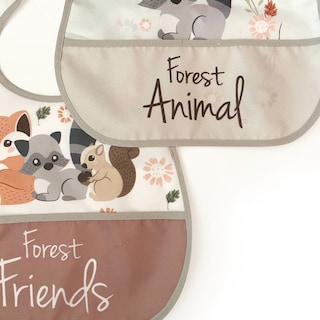 Foto 4 | Foto 4 | Baberos Impermeables Beikiakids Forest Friends para Bebé