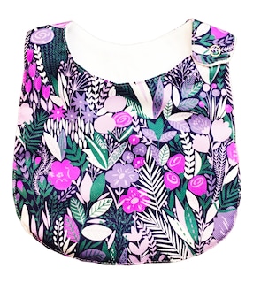 Foto 6 | Foto 6 | Baberos para Bebé Luulu Bosque Morado Impermeable de Algodón Orgánico 4 Piezas