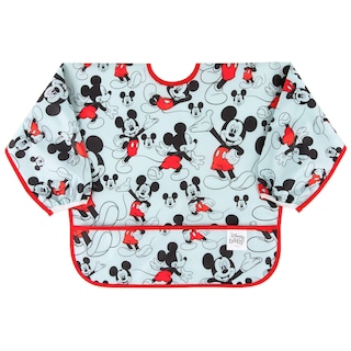 Foto 1 | Foto 1 | Babero con Mangas Impermeable Mickey Mouse para Bebés - Venta Internacional