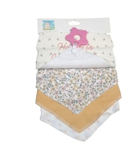 Foto 2 | Foto 2 | Bandanas 4 Piezas Baby Room Unisex