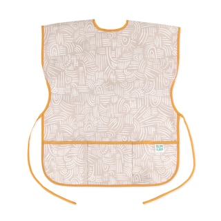 Foto 1 | Foto 1 | Babero Impermeable De Manga Corta Smock Bumkins De 3 A 7 Años, Color Beige Bohemio - Venta Internacional.