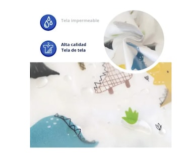 Foto 3 | Foto 3 | Baberos Xtellar De Bebé De Manga Larga de Algodón Impermeable 2 Piezas