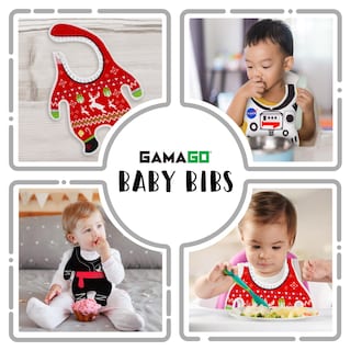 Foto 5 | Foto 5 | Baby Bib Gamago Ugly Christmas Jersey Rojo 30x25 Cm - Venta Internacional.