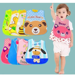 Foto 4 | Foto 4 | ''10 Pcs Impermeables Eva Plástico Bebé Baberos Unisex Colores ''