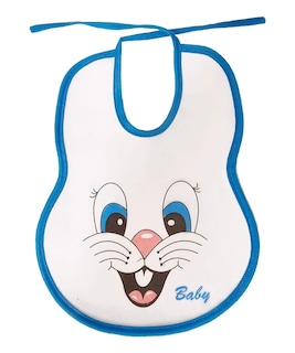 Foto 3 | Foto 3 | ''babero Bebe De Tela Y Plastificado Atrás Impermeable 12pza De Conejos ''