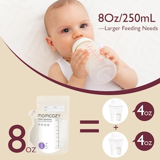 Foto 5 | Foto 5 | Bolsa De Almacenamiento De Leche Materna Momcozy Temp-sensing 200 Unidades 240 Ml - Venta Internacional.