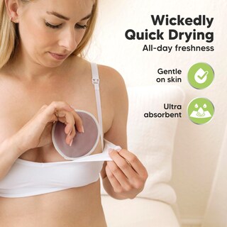 Foto 5 | Foto 5 | Almohadillas De Lactancia Reutilizables Keababies Lovelle Paquete De 14 4 Capas - Venta Internacional.