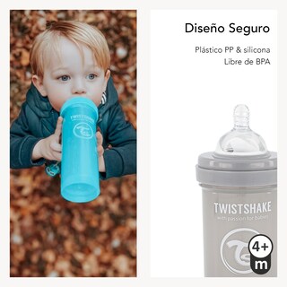 Foto 3 | Foto 3 | Biberón Twistshake Anti Cólico 11oz color Azul Pastel