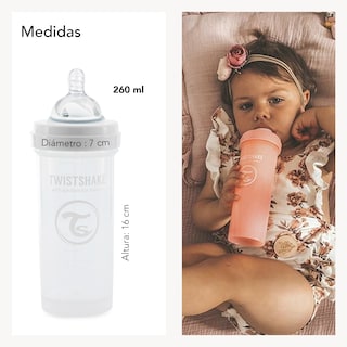 Foto 5 | Foto 5 | Biberón Twistshake Anti Cólico 11oz color Rosa Pastel