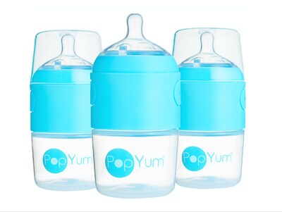 Foto 1 | Foto 1 | Popyum Biberón Anticólico De Bebé Para Mezclar Fórmula 5oz / 150ml Paquete De 3 Piezas Azul