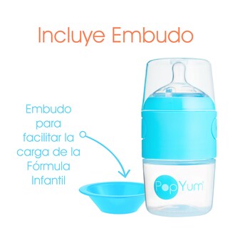 Foto 6 | Foto 6 | Popyum Biberón Anticólico De Bebé Para Mezclar Fórmula 5oz / 150ml Paquete De 3 Piezas Azul