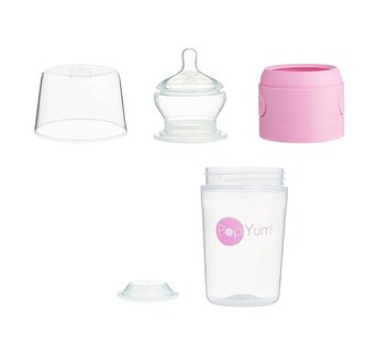 Foto 3 | Foto 3 | Biberón Anticólico POPYUM para Mezclar Fórmula 9oz 260 ml 3 Piezas Rosas