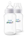 Biberones Avent SCY106/02 Transparentes Anticólicos 11 OZ 2 PZAS