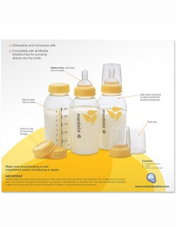 Foto 2 | Foto 2 | Set de Botellas Medela con Tetina de Flujo Medio