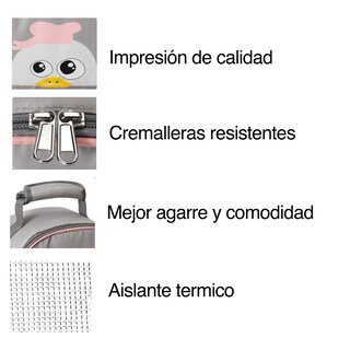 Foto 3 | Foto 3 | Porta Biberones con Aislante Térmico Mochila Ecobaby Original Rosa