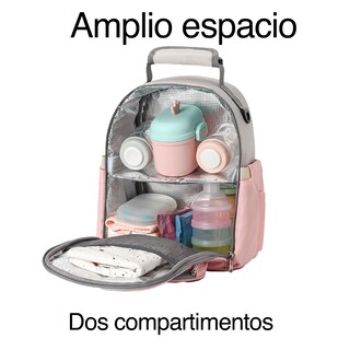 Foto 5 | Foto 5 | Porta Biberones con Aislante Térmico Mochila Ecobaby Original Rosa