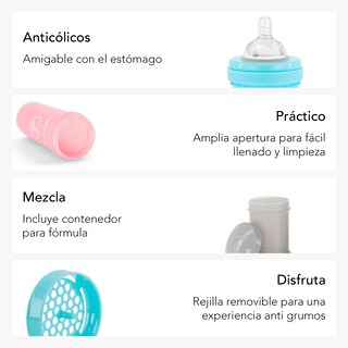 Foto 4 | Foto 4 | Biberón 260ml 2m+ Twistshake Anti-cólicos Tetina Confort Color Negro