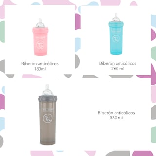 Foto 6 | Foto 6 | Biberón 260ml 2m+ Twistshake Anti-cólicos Tetina Confort Color Negro