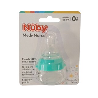 Foto 2 | Foto 2 | Biberón Dosificador De Medicinas Nuby Turquesa