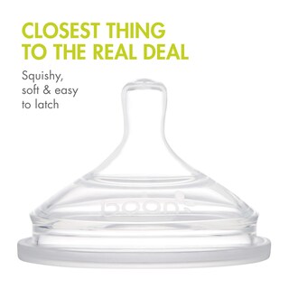 Foto 3 | Foto 3 | Botellas Para Biberones Boon Nursh De Silicona De Flujo Medio, 3 Unidades - Venta Internacional.