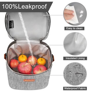 Foto 3 | Foto 3 | Bolsa Para Biberones Mancro Aislante 6 Biberones 270 Ml Color Gris - Venta Internacional.