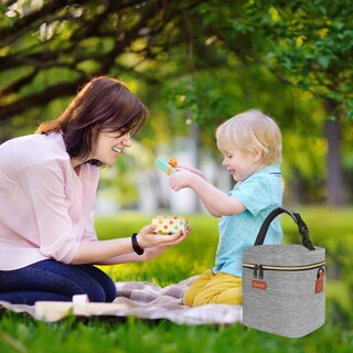 Foto 6 | Foto 6 | Bolsa Para Biberones Mancro Aislante 6 Biberones 270 Ml Color Gris - Venta Internacional.
