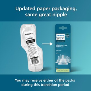 Foto 6 | Foto 6 | Nipples Avent Anti-colic Flow 1 Para Biberón Paquete De 4 - Venta Internacional.