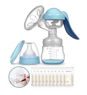 Foto 2 | Foto 2 | Extractor de Leche Belug con 10 Bolsas Azul