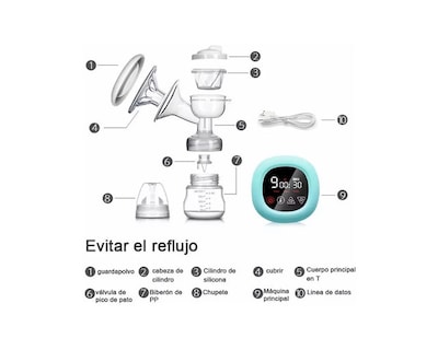 Foto 3 | Foto 3 | Extractor Leche Portátil150ml Azul