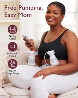 Foto 2 | Foto 2 | Sujetador Momcozy Pumping Bra, Manos Libres, 2 Unidades, Algodón - Venta Internacional.