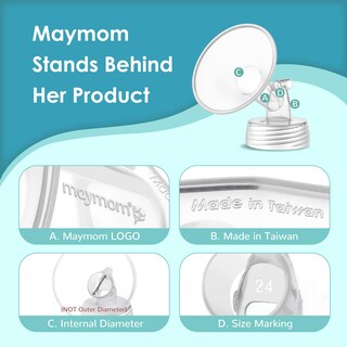 Foto 6 | Foto 6 | Brida Para Extractor De Leche Maymom De 28 Mm Con Válvula De Pico De Pato Spectra S1/s2 - Venta Internacional.