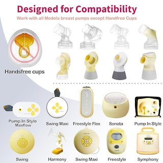 Foto 7 | Foto 7 | Bridas Para Extractores De Leche Nenesupply Ovaladas De 19 Mm Para Bombas Medela - Venta Internacional.